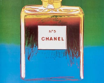 Andy Warhol, Chanel No. 5, Official Edition Chanel Ltd. Advertising Campaign Lithograph, 1997