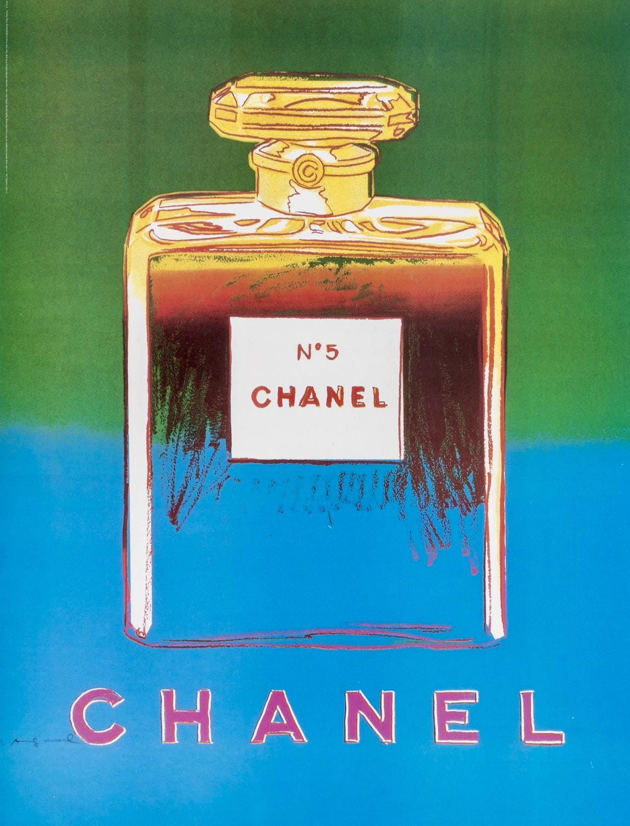 希少　CHANEL シャネル　No.5 アンディ・ウォーホル アートパッケージ Andy warhol chanel no 5 - Etsy 日本