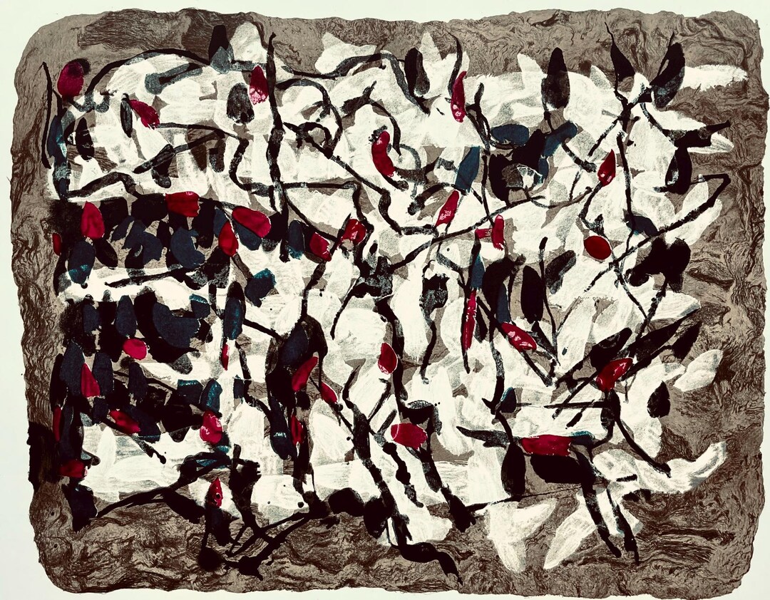 Jean-paul Riopelle, Composition, Derrière Le Miroir, Limited