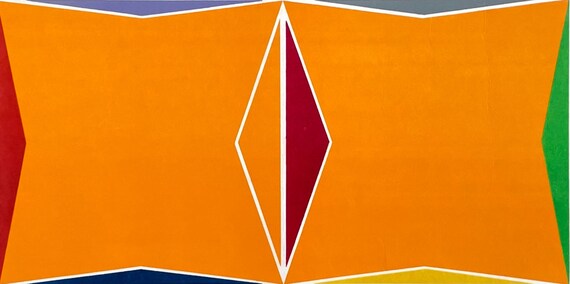 ラリー・ゾックス『Two Square Composition』、サイン入り、限定版