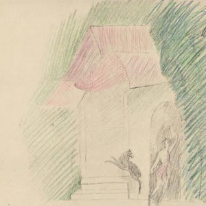 Marie Laurencin, Composition, Les Biches, Limited Edition Lithograph