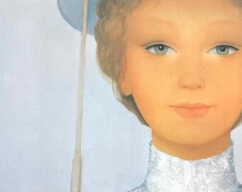 Guy Séradour, Jeune Fille à L'ombrelle, Original Edition Offset