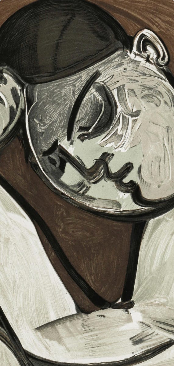 Pablo Picasso, Femme Se Coiffante, Xxe Siècle, Limited Edition