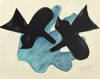 Georges Braque, Composition, Œdipe roi de Sophocle, Limited Edition Lithograph