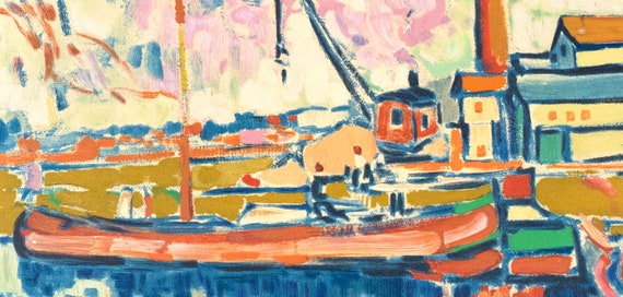 Maurice De Vlaminck, Paysage à Chatou, Fauves, Collection Pierre