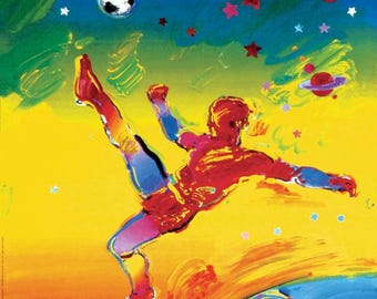 Peter Max, World Cup '94, 1994, Hand Signed, Official Edition