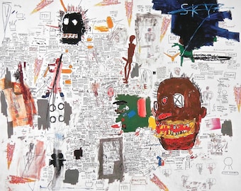 Jean-Michel Basquiat, Sin título, Edición oficial, Impresión de pigmento de archivo