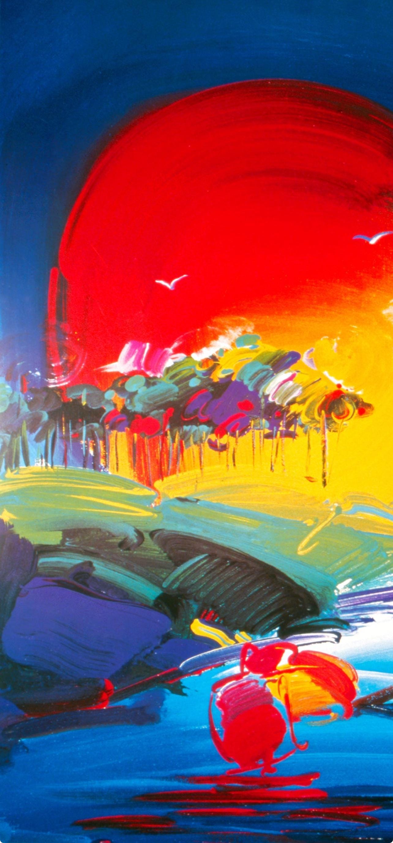 Peter Max, Without Borders, 2000, Hand Signed, Official Edition