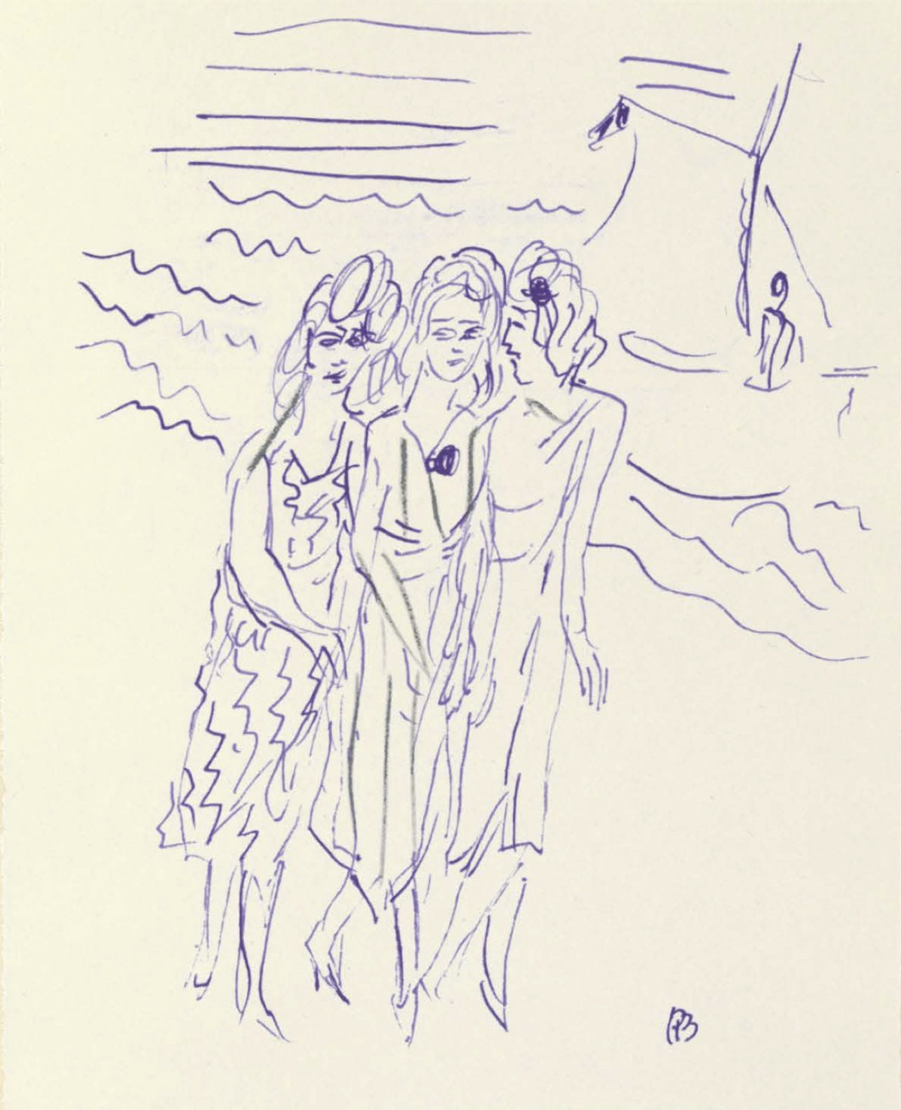 Pierre Bonnard, Kompozycja (Terrasse 54), Korespondencje Pierre'a Bonnarda, Litografia w edycji limitowanej