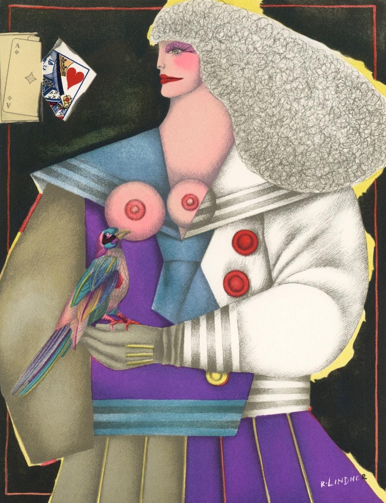 FIAC 1980年/リチャード リンドナー/ポスター Richard Lindner Poster – Poster Museum
