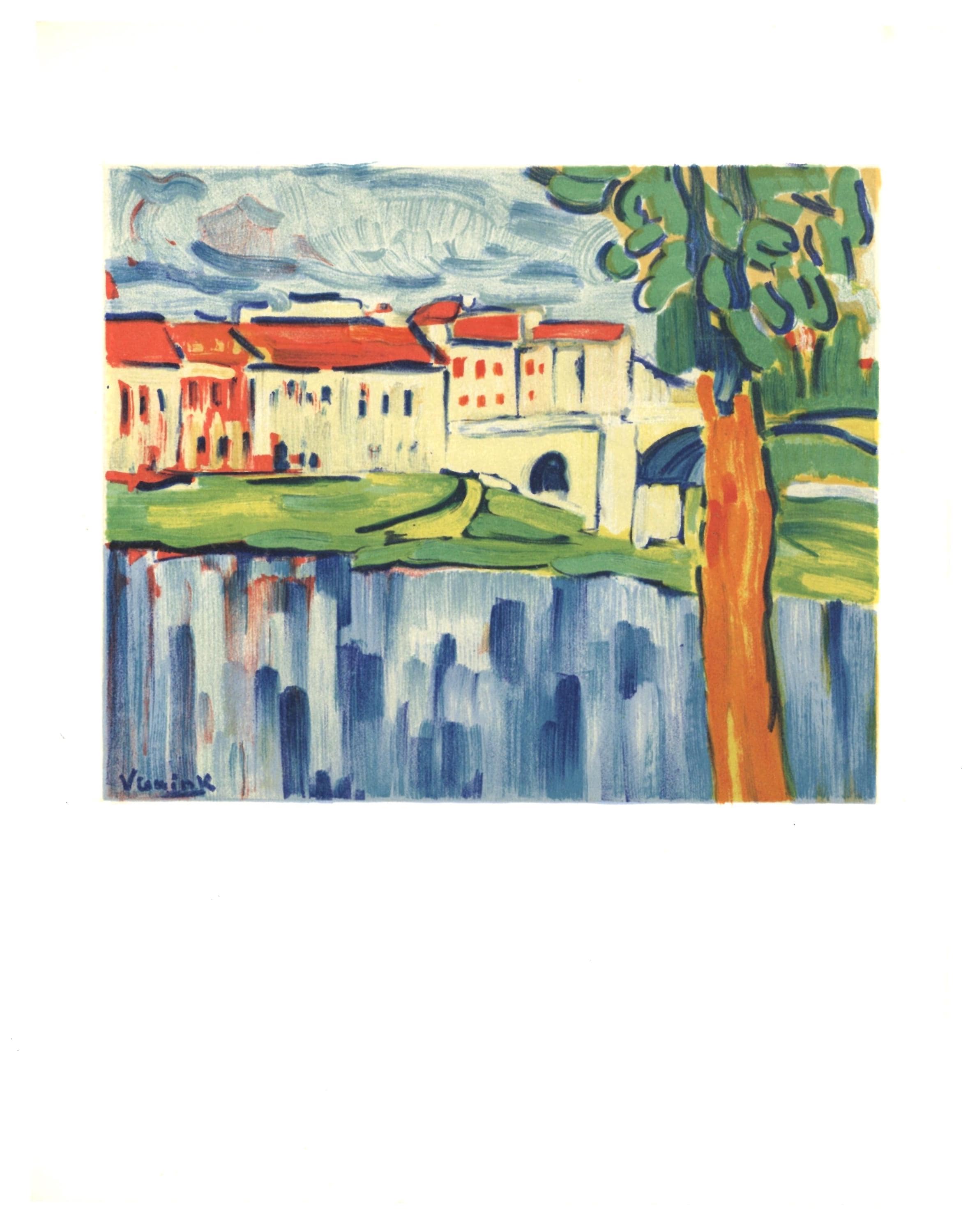 Maurice De Vlaminck, Le Pont De Chatou, Vlaminck, Signed, Limited