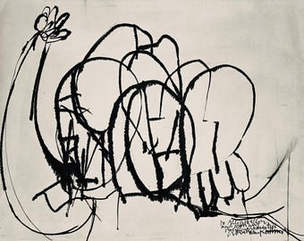 May include: Black and white abstract line drawing on a cream colored background. The drawing is made up of overlapping circles and lines. The text "to achieve a new world order with this new world order" is written in the bottom right corner of the image.
