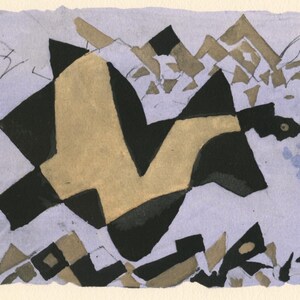 Georges Braque, Etude pour un oiseau, Georges Braque le solitaire, XXe siècle, Limited Edition Lithograph