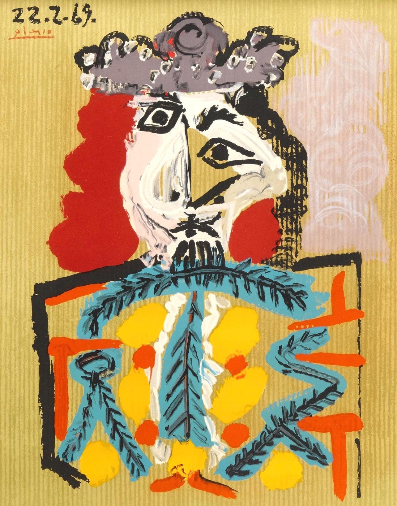 Pablo Picasso, Composition (orozco 207-261), Vingt-neuf Portraits