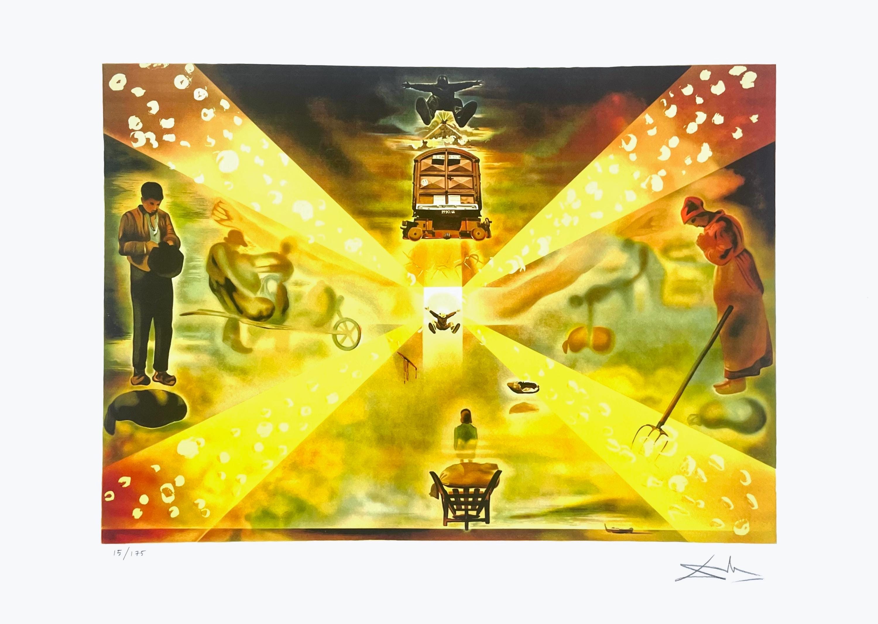 サルバドール・ダリ Salvador Dali La Gare de Per.. Salvador Dali, La Gare De Perpignan, Signed, Limited Edition
