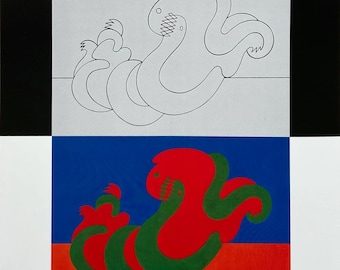 Victor Vasarely, Composition, Graphismes III, Limited Edition Héliogravure