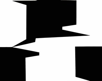 Victor Vasarely, Composition, Êtres ou Fantômes, Limited Edition Héliogravure