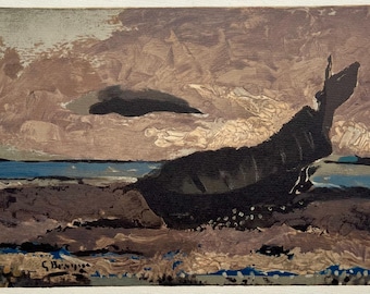 Georges Braque, La Barque Echouee, Varengeville, Limited