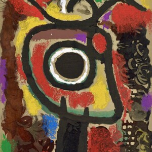 Joan Miró, Composition (Cramer 103; Mourlot 382-383), Miró Cartones 1956-1965, Limited Edition Lithograph
