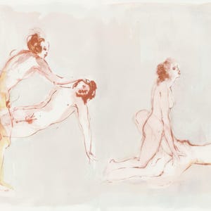 Léonor Fini, Composition, Parallèlement, Limited Edition Lithograph, 1969