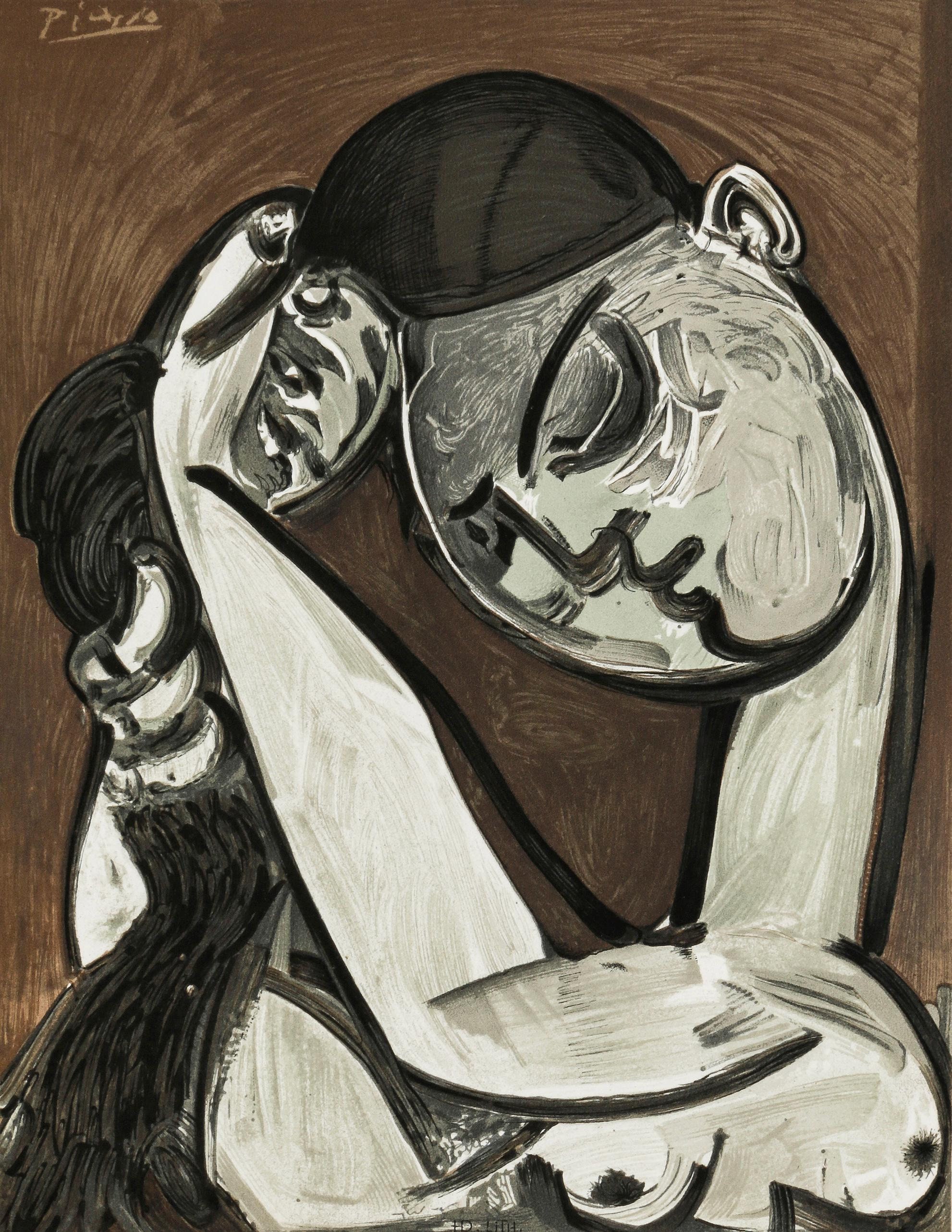 Pablo Picasso, Femme Se Coiffante, Xxe Siècle, Limited Edition