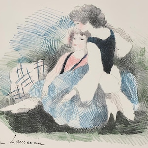 Marie Laurencin Lithograph - Etsy