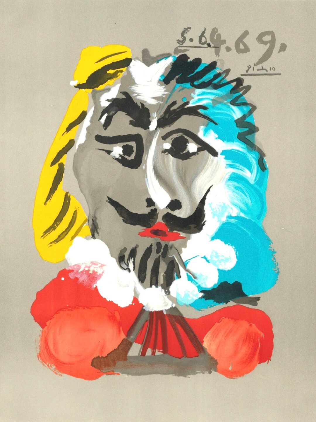 パブロ・ピカソ パブロ・ピカソ Imaginary portraits(69.2.27III) | 絵画など