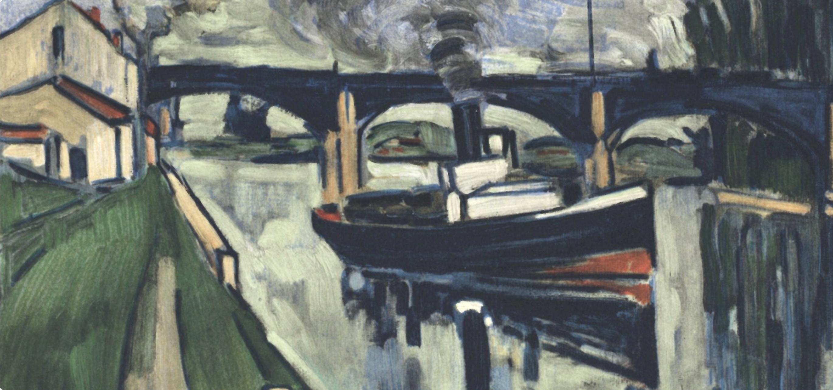Maurice De Vlaminck, La Seine à Poissy, Vlaminck, Signed, Limited