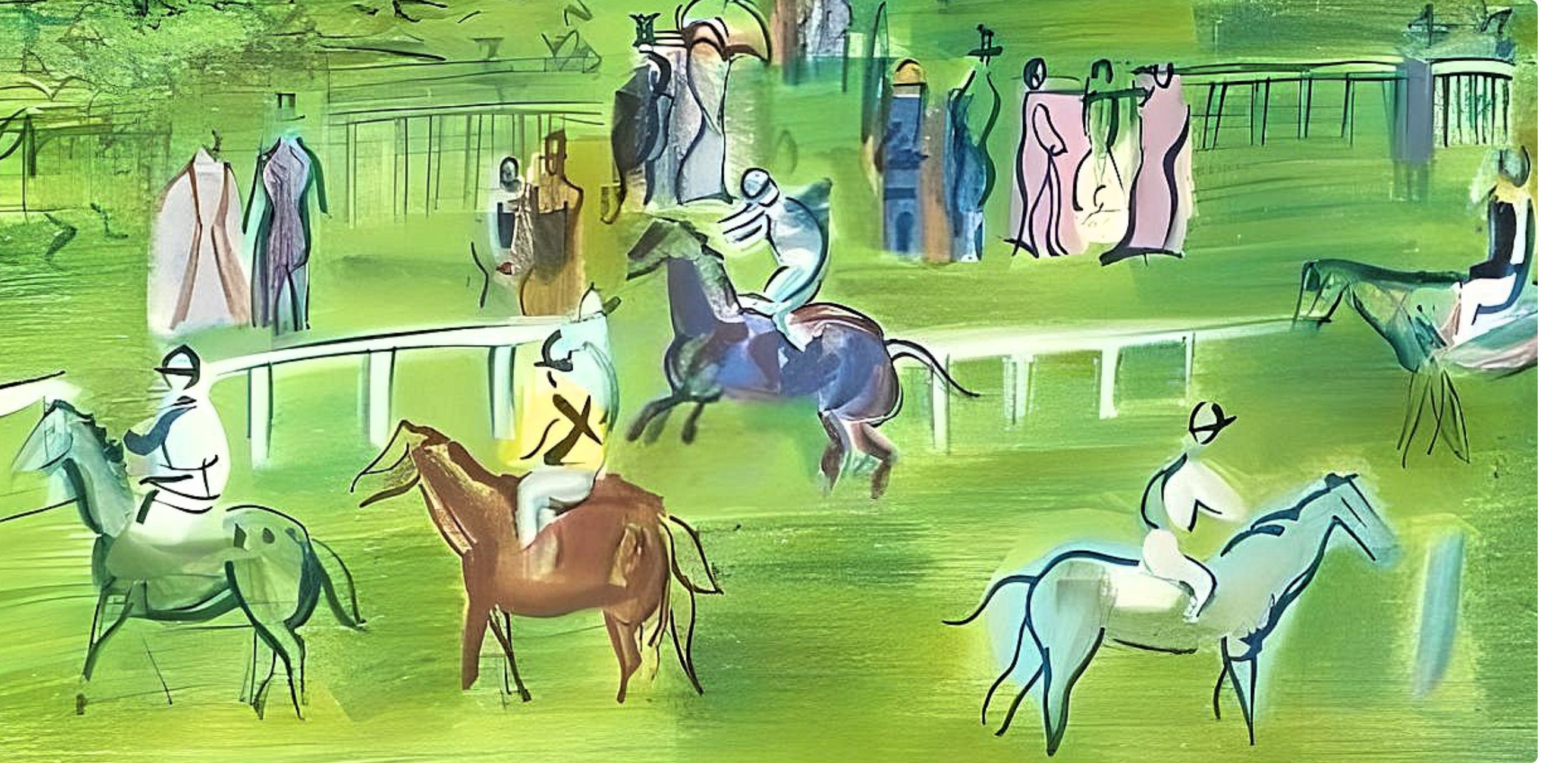 RAOUL DUFY、ASCOT、海外版超希少レゾネ、新品額付 Raoul Dufy, Ascot, Raoul Dufy, Collection Pierre Lévy, Limited