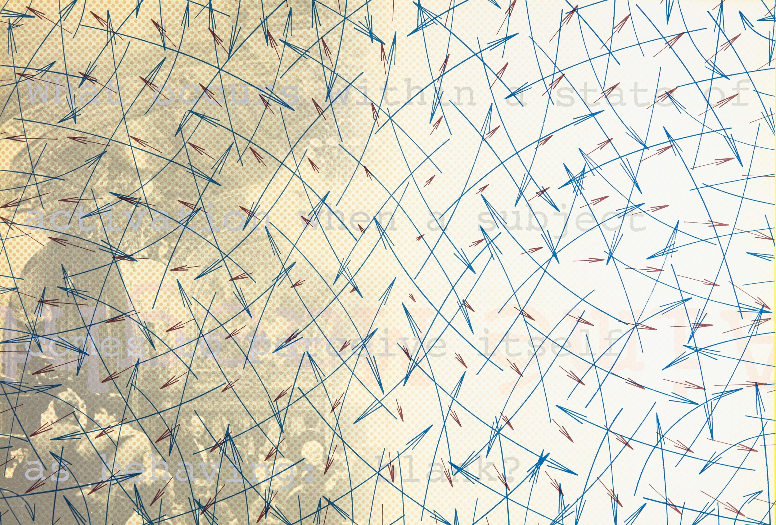 Shusaku Arakawa 荒川 修作, Composition, Derrière Le Miroir