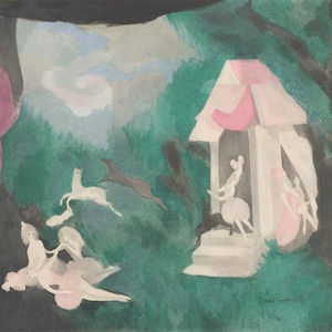 Marie Laurencin, Composition, Les Biches, Limited Edition Lithograph