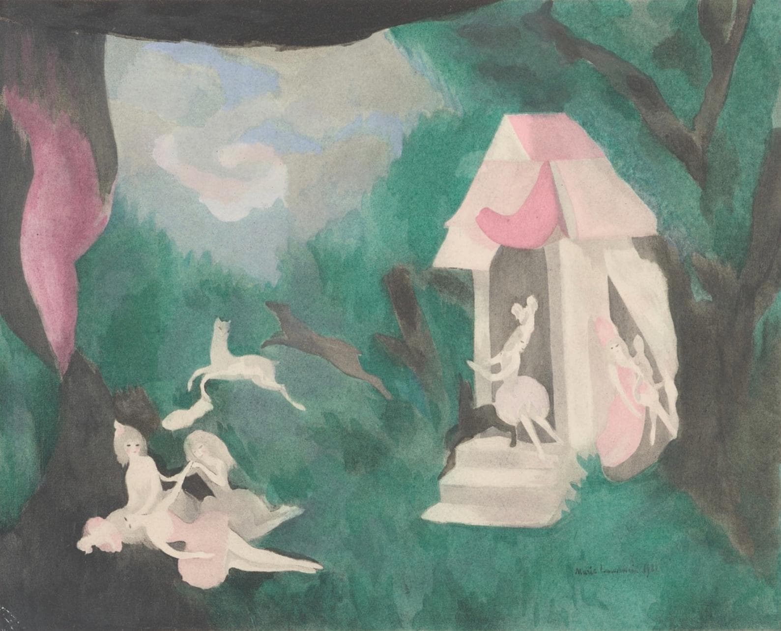 Marie Laurencin Lithograph - Etsy