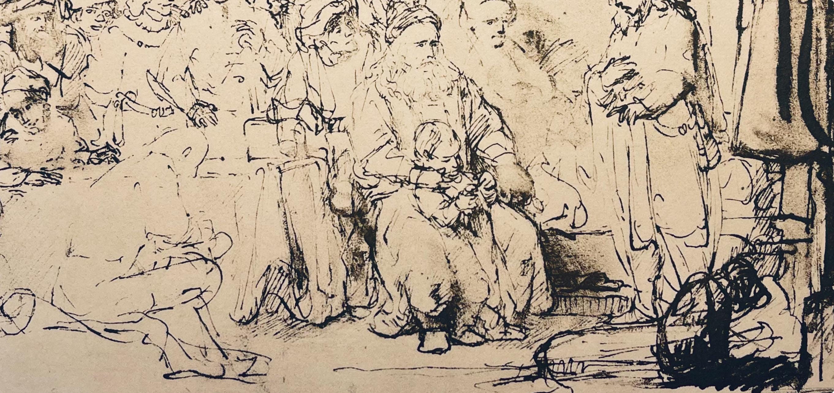 Rembrandt Van Rijn, Joseph Telling His Dream, Drawings From the