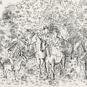 Raoul Dufy, Dessin, Lettre à mon peintre Raoul Dufy, Limited Edition Lithograph