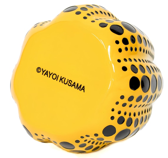 Yayoi Kusama 草間 彌生, Pumpkin, Yellow/black, Limited Edition