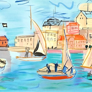 Raoul Dufy, Les Régates, Raoul Dufy, Collection Pierre Lévy, Limited Edition Lithograph