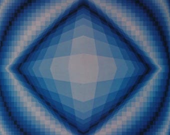 Victor Vasarely, Kompozycja, Octogone, edycja limitowana Héliograwiura