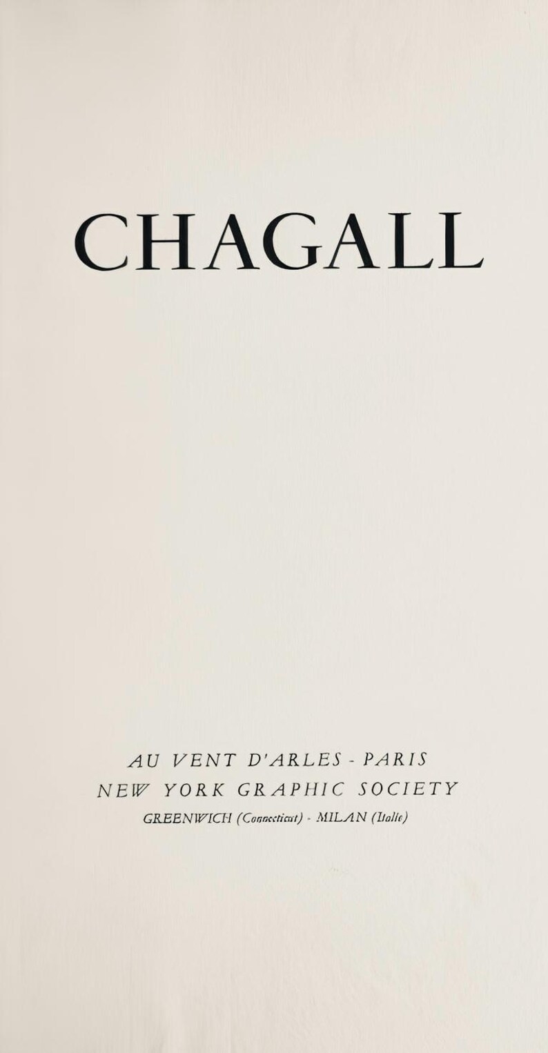 Chagall Font Marc Chagall, the Offering, From Color of Love, Limited Edition ...