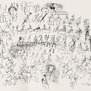 Raoul Dufy, Dessin, Lettre à mon peintre Raoul Dufy, Limited Edition Lithograph