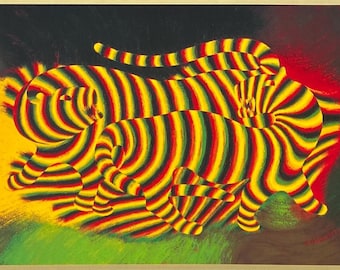 Victor Vasarely, Composition, Graphismes III, Limited Edition Héliogravure