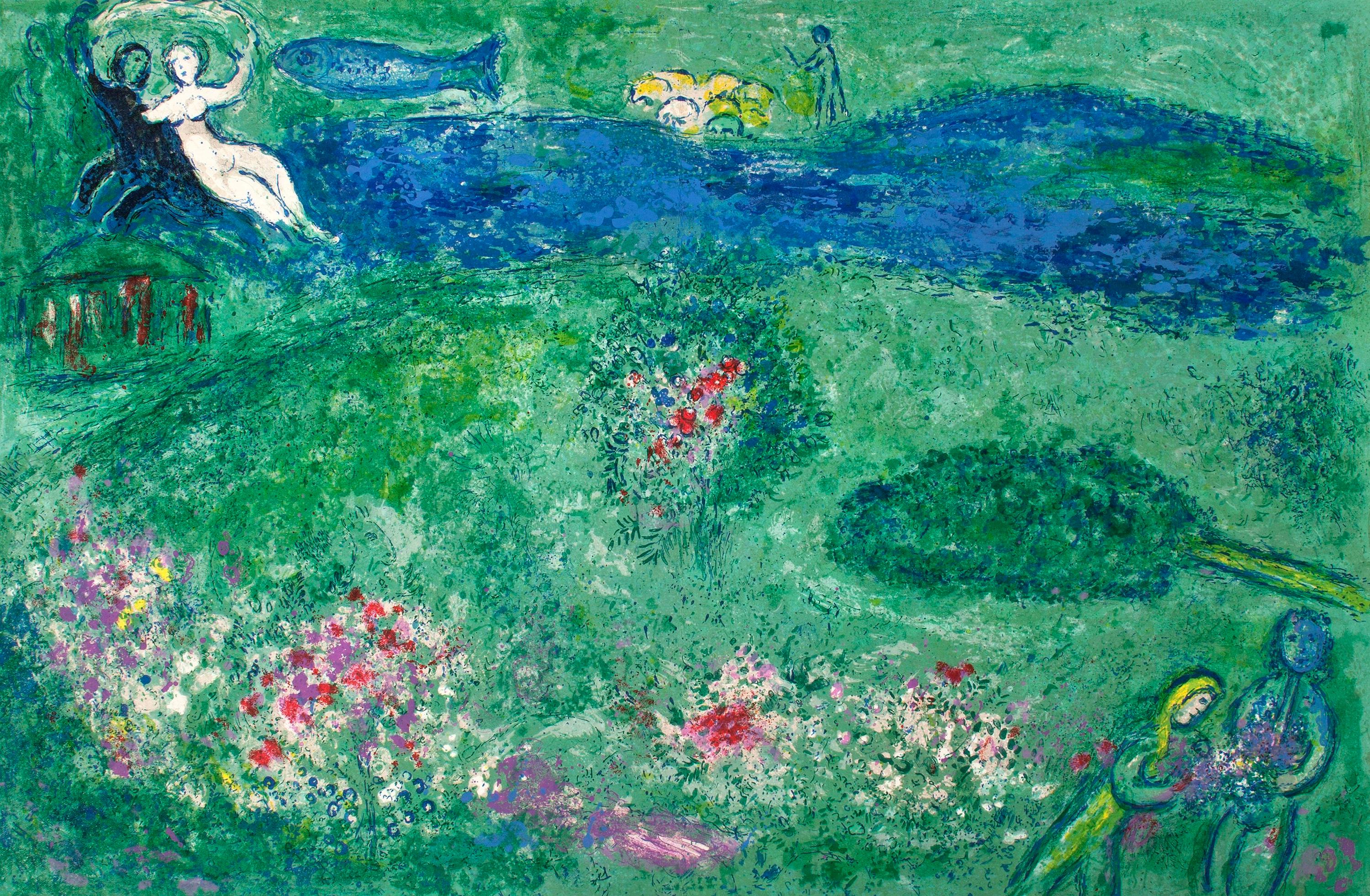 Marc Chagall, Le Verger, Daphnis Et Chloé, Limited Edition
