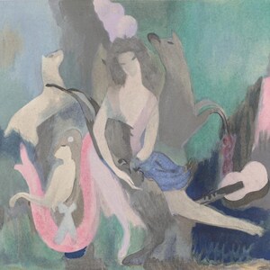 Marie Laurencin, Composition, Les Biches, Limited Edition Lithograph
