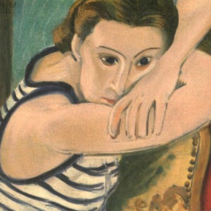 Henri Matisse, Madame L.D. Les Yeux Bleus, Portraits par Henri Matisse, Limited Edition Lithograph