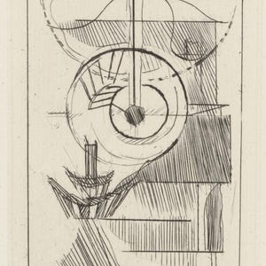 Marcel Duchamp, Composition, Du cubisme, Limited Edition Etching