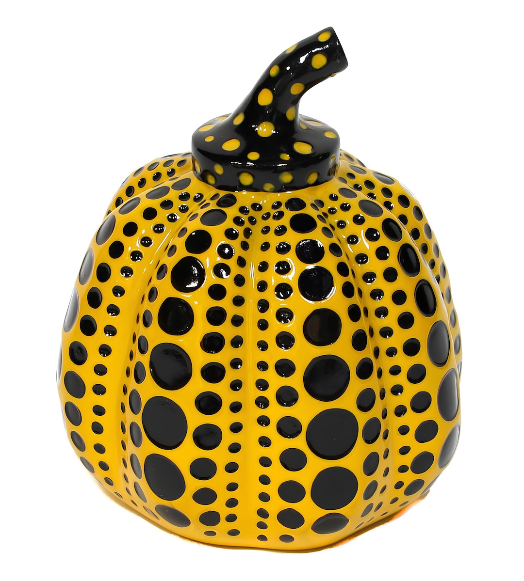 Yayoi Kusama 草間 彌生, Pumpkin, Yellow/black, Limited Edition
