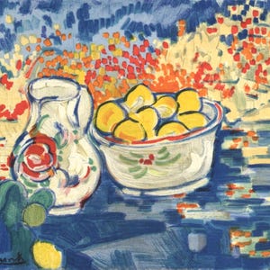 Maurice de Vlaminck, Nature morte aux pommes, Vlaminck, Signed, Limited Edition Lithograph