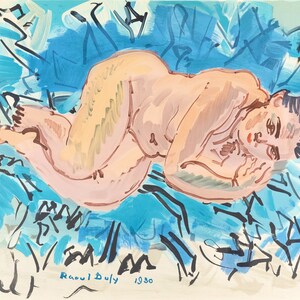 Raoul Dufy, Nu couché, Raoul Dufy, Collection Pierre Lévy, Limited Edition Lithograph