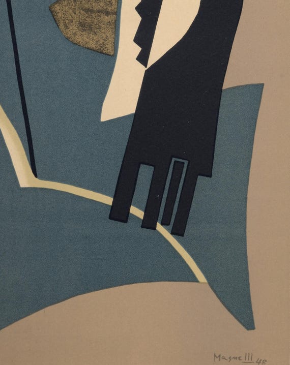 Alberto Magnelli, Composition, San Lazzaro Et Ses Amis, Xxe