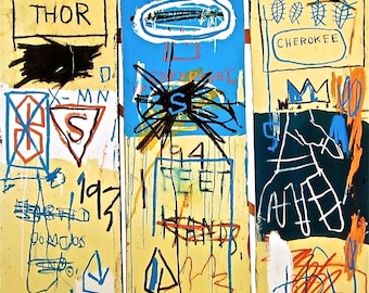 Jean-Michel Basquiat, Charles The First, Official Edition Archival Pigment Print
