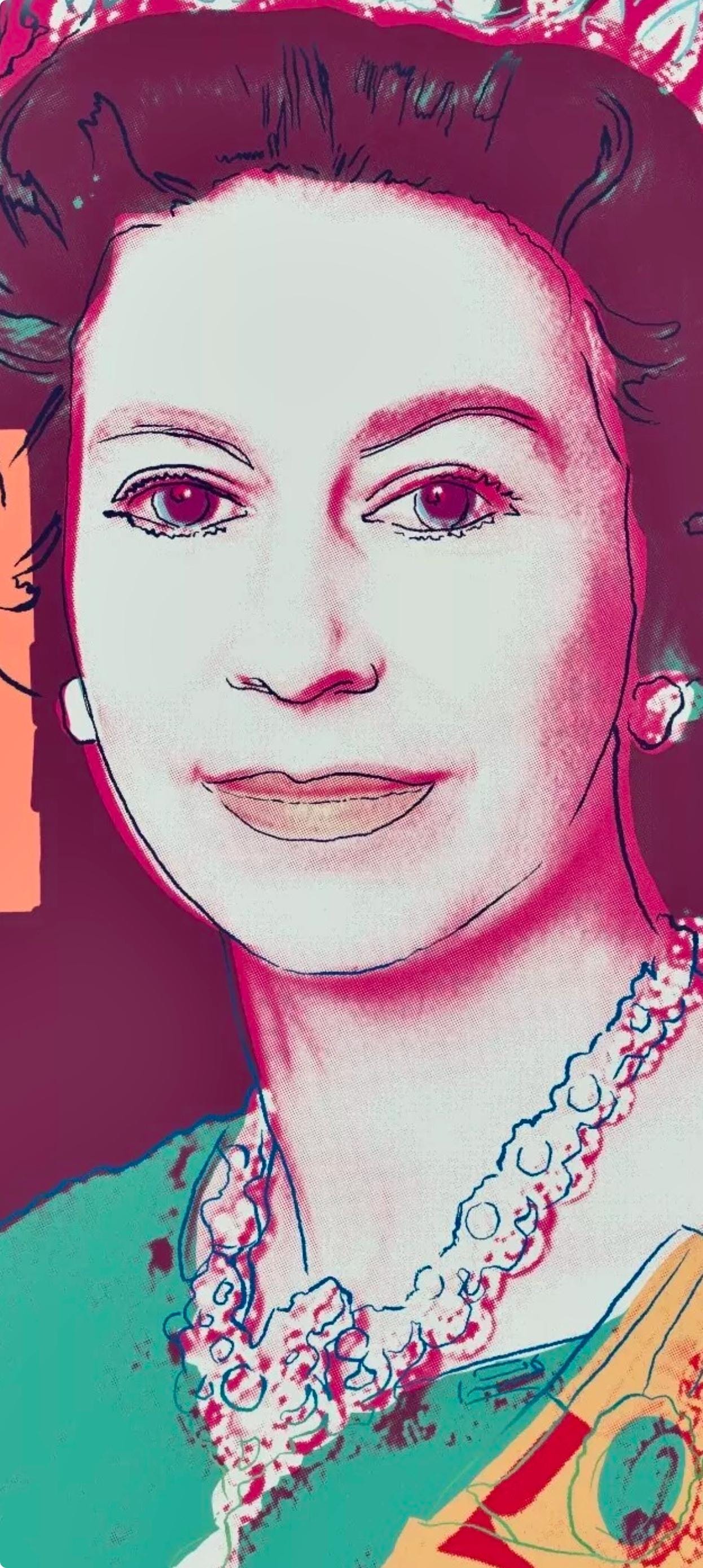 Andy Warhol, Queen Elizabeth II, Nº335, Official Limited Edition